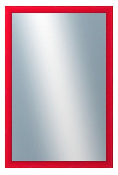 DANTIK - Zarámované zrcadlo - rozměr s rámem cca 40x60 cm z lišty BOX červená mořená (1750)