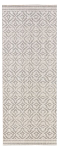 Hanse Home, Kusový koberec Meadow 102467 – na ven i na doma, 80x150, šedá, chodba / předsíň