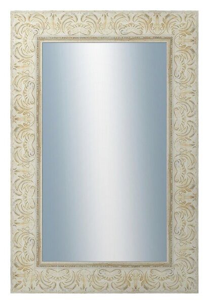 DANTIK - Zarámované zrcadlo - rozměr s rámem cca 40x60 cm z lišty PRAHA bílá (2930)