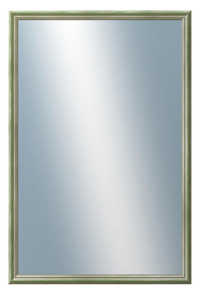 DANTIK - Zarámované zrcadlo - rozměr s rámem cca 40x60 cm z lišty Y-ka zelená linka (3126)