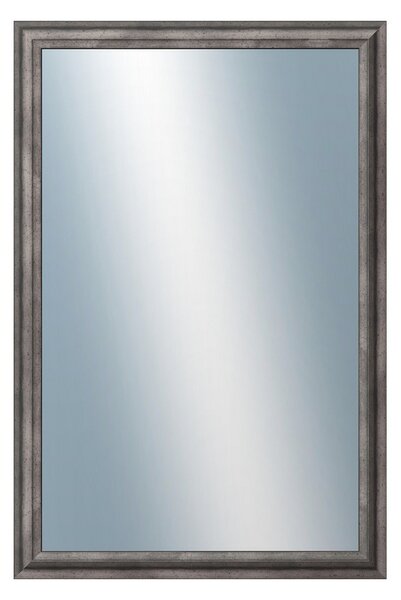 DANTIK - Zarámované zrcadlo - rozměr s rámem cca 40x60 cm z lišty TRITON cín (2146)