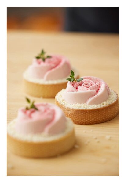 Silikonové formy na pečení muffinů v sadě 6 ks Rose – Blomsterbergs