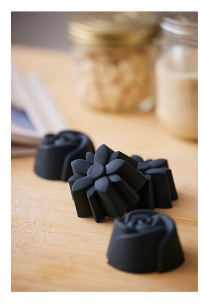 Silikonové formy na pečení muffinů v sadě 6 ks Rose – Blomsterbergs