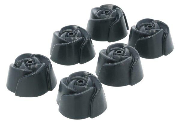 Silikonové formy na pečení muffinů v sadě 6 ks Rose – Blomsterbergs