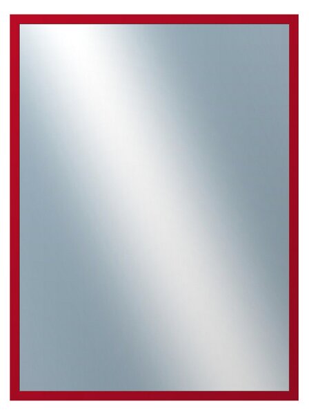 DANTIK - Zarámované zrcadlo - rozměr s rámem cca 60x80 cm z lišty PERLA červená lesklá vysoká (2878)
