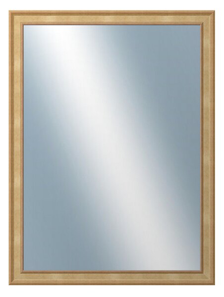 DANTIK - Zarámované zrcadlo - rozměr s rámem cca 60x80 cm z lišty TOOTH malá zlatá (3161)