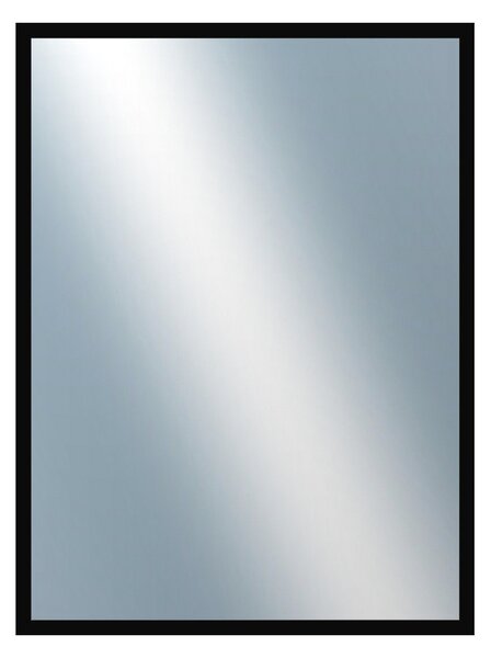 DANTIK - Zarámované zrcadlo - rozměr s rámem cca 60x80 cm z lišty FC černá vysoká (2185)