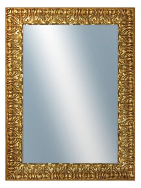 DANTIK - Zarámované zrcadlo - rozměr s rámem cca 60x80 cm z lišty ZVRATNÁ zdobná zlatá (2888)