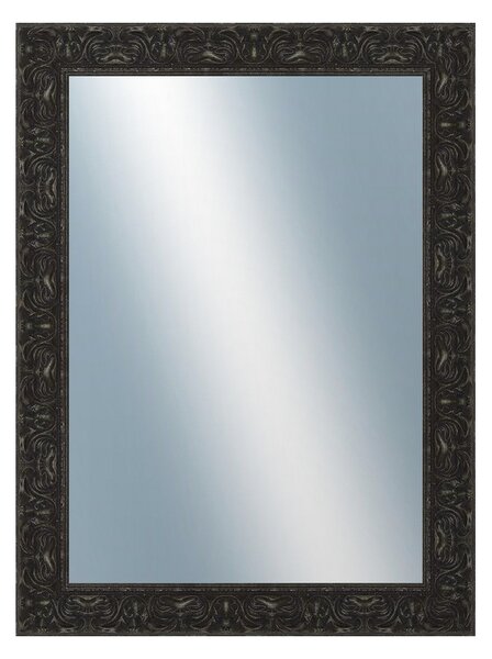 DANTIK - Zarámované zrcadlo - rozměr s rámem cca 60x80 cm z lišty PRAHA černá (2753)