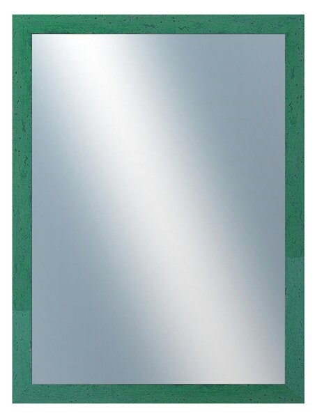 DANTIK - Zarámované zrcadlo - rozměr s rámem cca 60x80 cm z lišty RETRO zelená (2535)