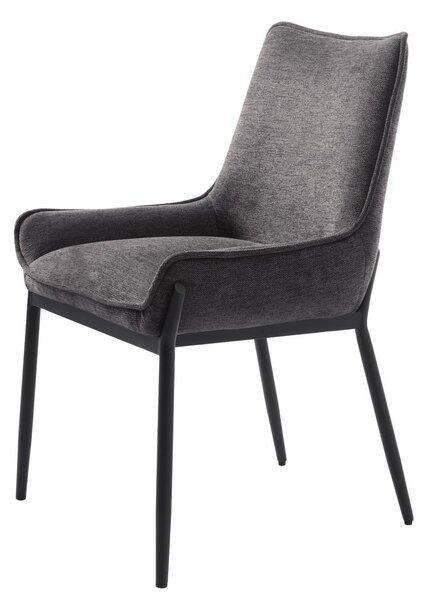 Tmavě šedá jídelní židle Calgary – Unique Furniture