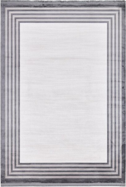 Koberec Arte Canberra Frame šedý