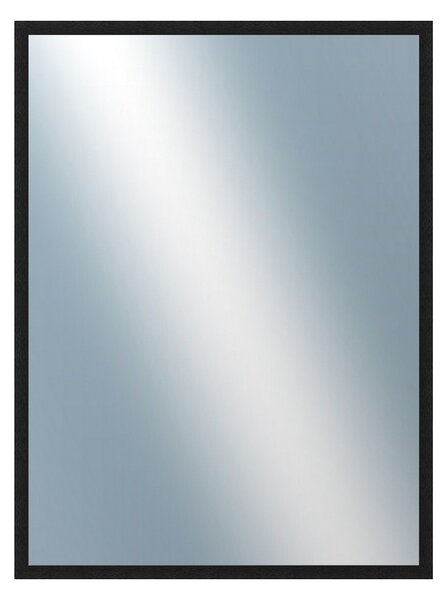 DANTIK - Zarámované zrcadlo - rozměr s rámem cca 60x80 cm z lišty KASETTE černá (2759)