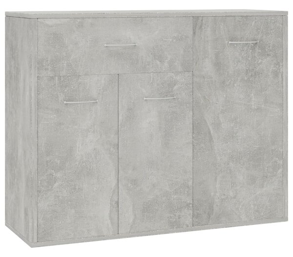Příborník Maddie - betonově šedý | 88x30x70 cm