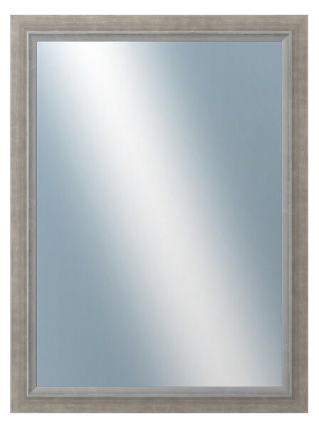 DANTIK - Zarámované zrcadlo - rozměr s rámem cca 60x80 cm z lišty AMALFI šedá (3113)