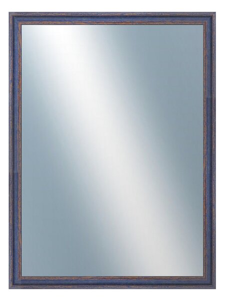 DANTIK - Zarámované zrcadlo - rozměr s rámem cca 60x80 cm z lišty LYON modrá (2668)