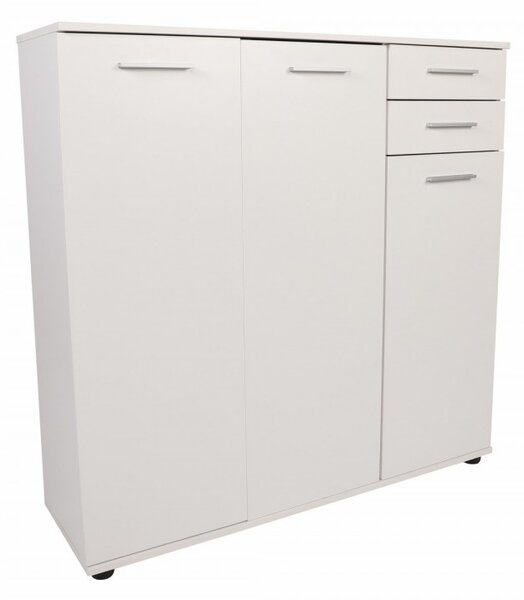 Hanah Home Botník Triah 108x108 cm bílý