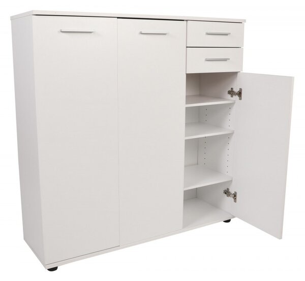 Hanah Home Botník Triah 108x108 cm bílý
