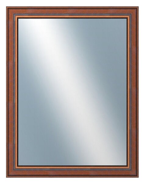 DANTIK - Zarámované zrcadlo - rozměr s rámem cca 70x90 cm z lišty ANGLIE hnědá (561)
