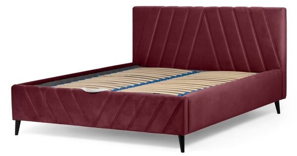 Hector Čalouněná postel Calypso 160x200 cm bordó