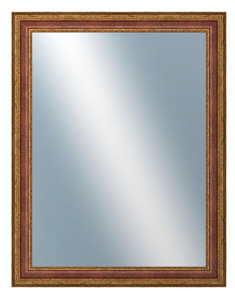 DANTIK - Zarámované zrcadlo - rozměr s rámem cca 70x90 cm z lišty HRAD červená (3006)