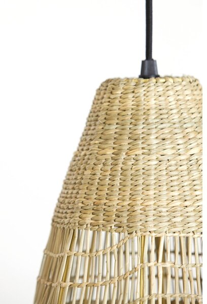 Závěsné svítidlo v přírodní barvě se stínidlem z mořské trávy ø 20 cm Latika – Light & Living