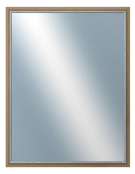 DANTIK - Zarámované zrcadlo - rozměr s rámem cca 70x90 cm z lišty TAIGA béžová (3105)