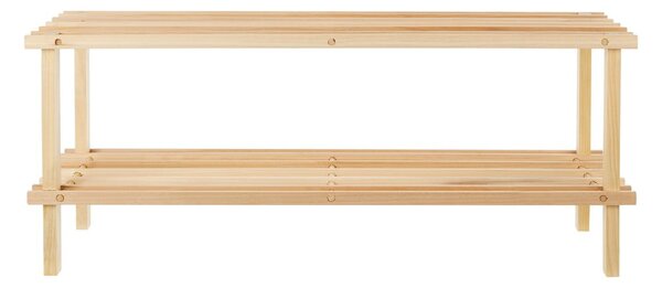 Botník z jedlového dřeva ve světle přírodní barvě 74x30x27 cm Parker – Premier Housewares
