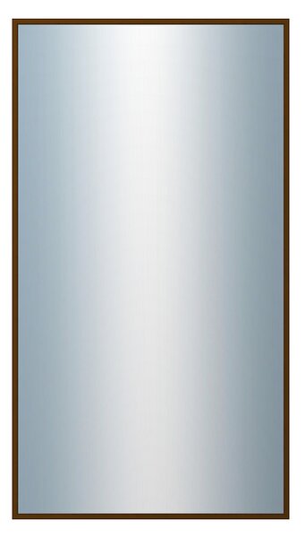DANTIK - Zarámované zrcadlo - rozměr s rámem cca 50x90 cm z lišty Hliník hnědá | P269-211 (7269211)