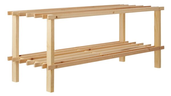 Botník z jedlového dřeva ve světle přírodní barvě 74x30x27 cm Parker – Premier Housewares