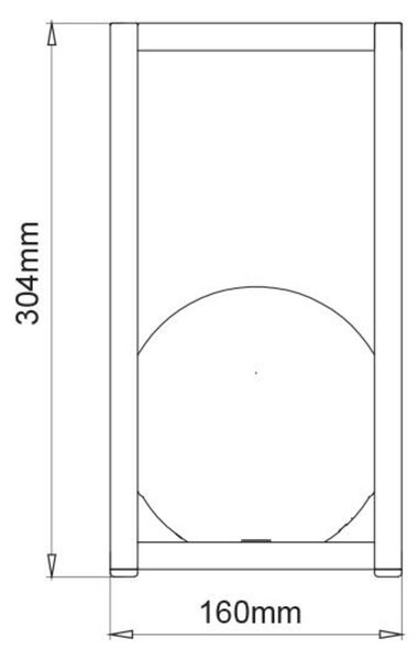 ACA Lighting LED venkovní svítidlo na baterie nabíjecí 1W 160lm 3.000K tmavě šedá 160st. CRI80 IP54 LG0665G