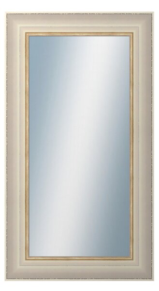 DANTIK - Zarámované zrcadlo - rozměr s rámem cca 50x90 cm z lišty GREECE bílá (2639)