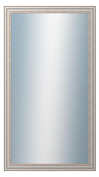 DANTIK - Zarámované zrcadlo - rozměr s rámem cca 50x90 cm z lišty TOULON bílá velká (2665)