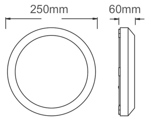 ACA Lighting LED venkovní nástěnné svítidlo šedá 230V IP65 13W 3.000K 121x2835LED EPISTAR SLIM5201