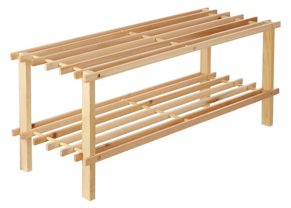 Botník z jedlového dřeva ve světle přírodní barvě 74x30x27 cm Parker – Premier Housewares
