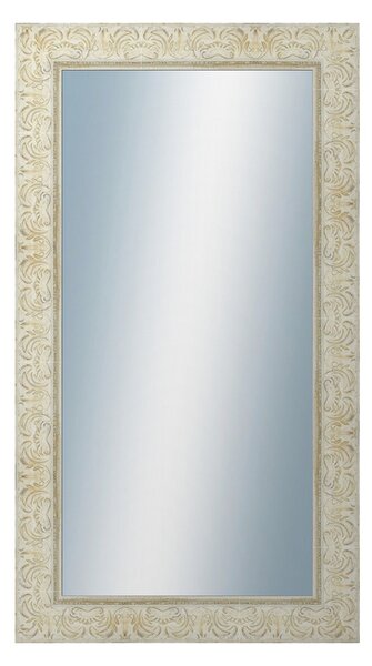 DANTIK - Zarámované zrcadlo - rozměr s rámem cca 50x90 cm z lišty PRAHA bílá (2930)