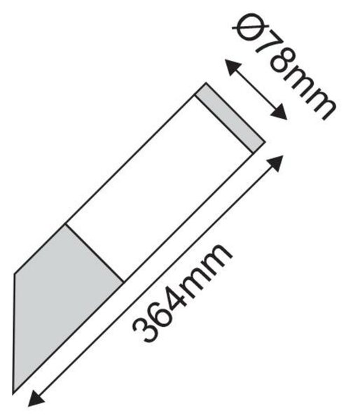 ACA Lighting venkovní nástěnné svítidlo E27 BT1003WU