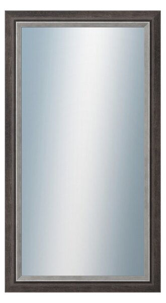 DANTIK - Zarámované zrcadlo - rozměr s rámem cca 50x90 cm z lišty AMALFI černá (3118)