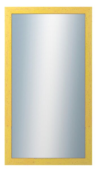 DANTIK - Zarámované zrcadlo - rozměr s rámem cca 50x90 cm z lišty RETRO žlutá (2533)