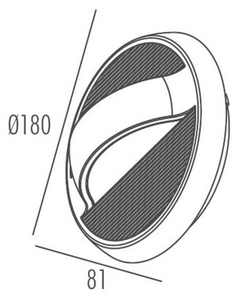 ACA Lighting venkovní nástěnné svítidlo UP-DOWN LED 6X1W IP44 HI2821