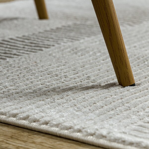 Dywany Łuszczów, Kusový koberec Balance 9086 cream, 80x150, bílá, ložnice