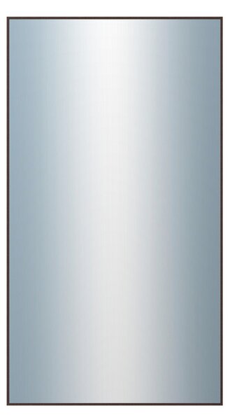 DANTIK - Zarámované zrcadlo - rozměr s rámem cca 50x90 cm z lišty Hliník wenge tmavá |P273-516 (7273516)