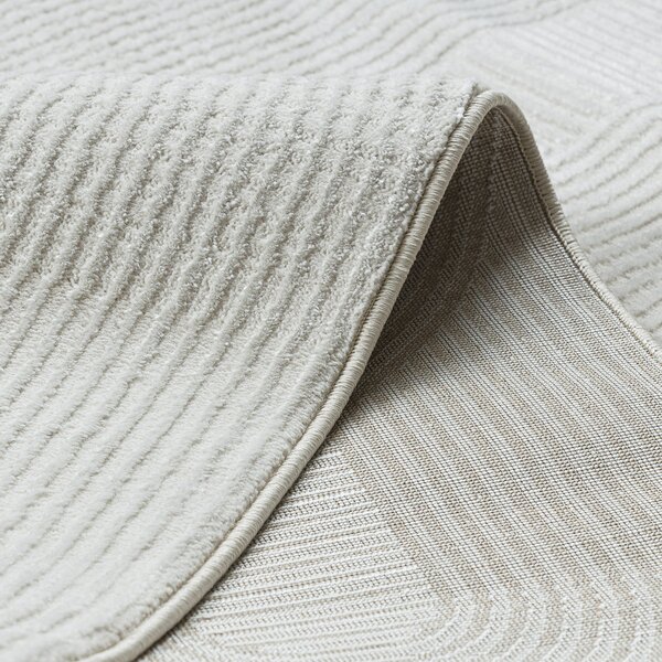 Dywany Łuszczów, Kusový koberec Balance 9086 cream, 80x150, bílá, ložnice