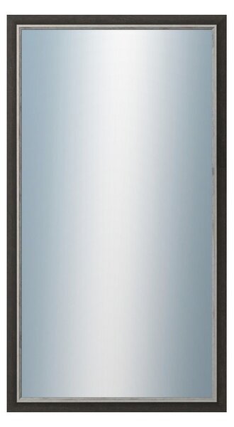 DANTIK - Zarámované zrcadlo - rozměr s rámem cca 50x90 cm z lišty TAIGA černá (3108)