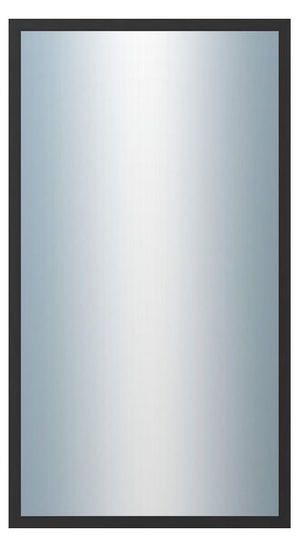 DANTIK - Zarámované zrcadlo - rozměr s rámem cca 50x90 cm z lišty Hliník černá | P05-021 (7005021)