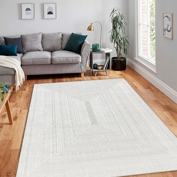 Dywany Łuszczów, Kusový koberec Balance 8788 cream, 80x150, bílá, ložnice