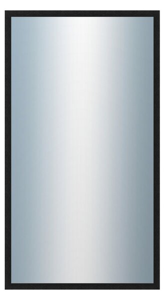 DANTIK - Zarámované zrcadlo - rozměr s rámem cca 50x90 cm z lišty KASETTE černá (2759)