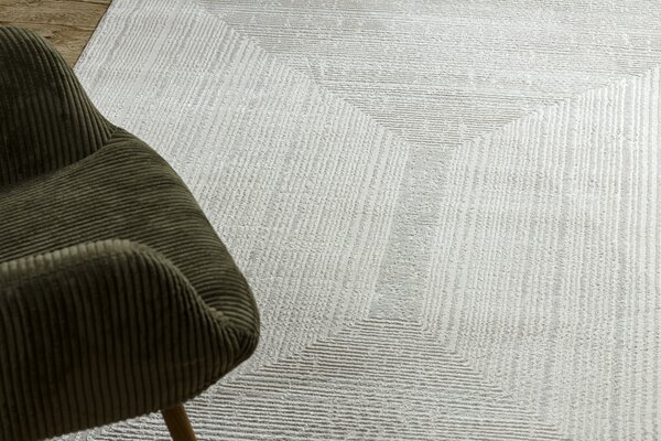 Dywany Łuszczów, Kusový koberec Balance 8788 cream, 80x150, bílá, ložnice