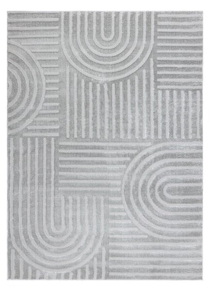 Dywany Łuszczów, Kusový koberec Balance 1918 grey, 160x220, šedá, ložnice