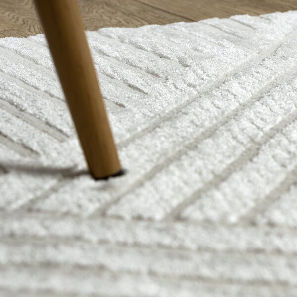 Dywany Łuszczów, Kusový koberec Balance 1503 cream, 80x150, bílá, ložnice
